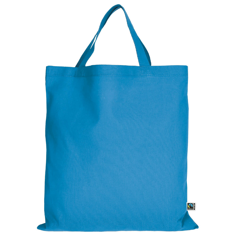 T15001-TEXXILLA Tasche aus Fairtrade-zertifizierter Baumwolle mit zwei kurzen Henkeln, ca. 140 g/m², ca. 38 x 42 cm Werbeartikel
