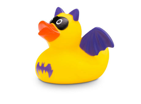 Product image Werbeente Batduck Superheld gelb-lila Werbeartikel