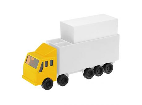 Führerhaus gelb, Anhänger weiß