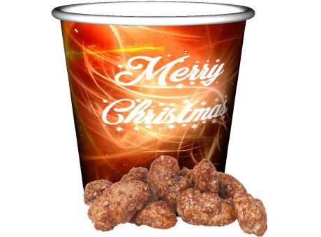 Product image Feuergebrannte Mandeln, ca. 40g, Snackbecher Mini bedrucken