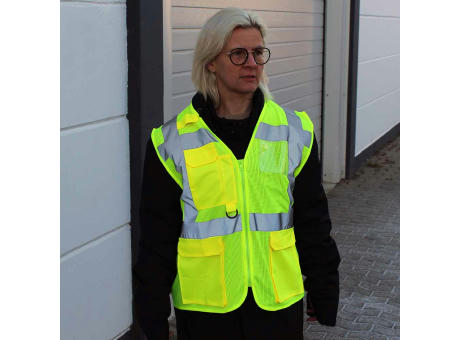 Warnweste MULTI-POCKET Gr. L/XL Werbeartikel