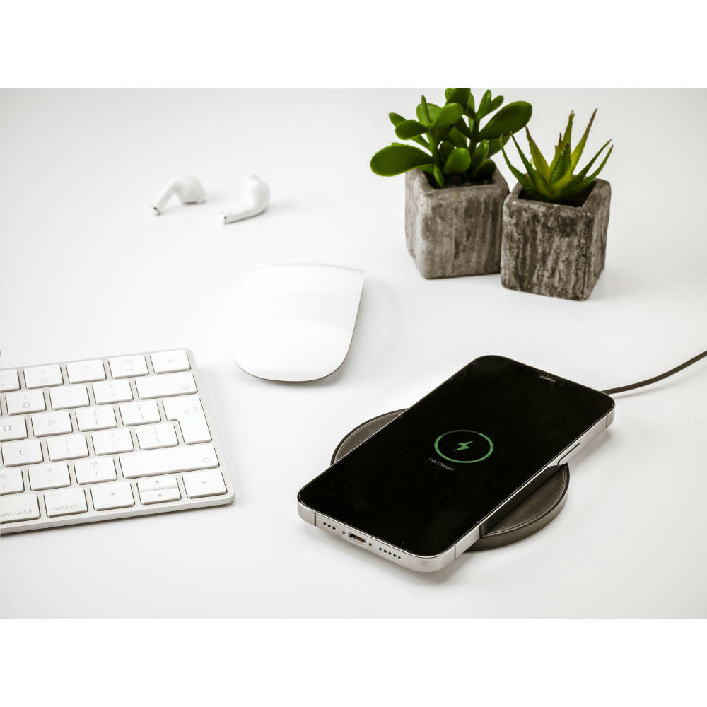 Coil RCS Recycled Wireless Charger kabelloses Ladegerät Werbeartikel