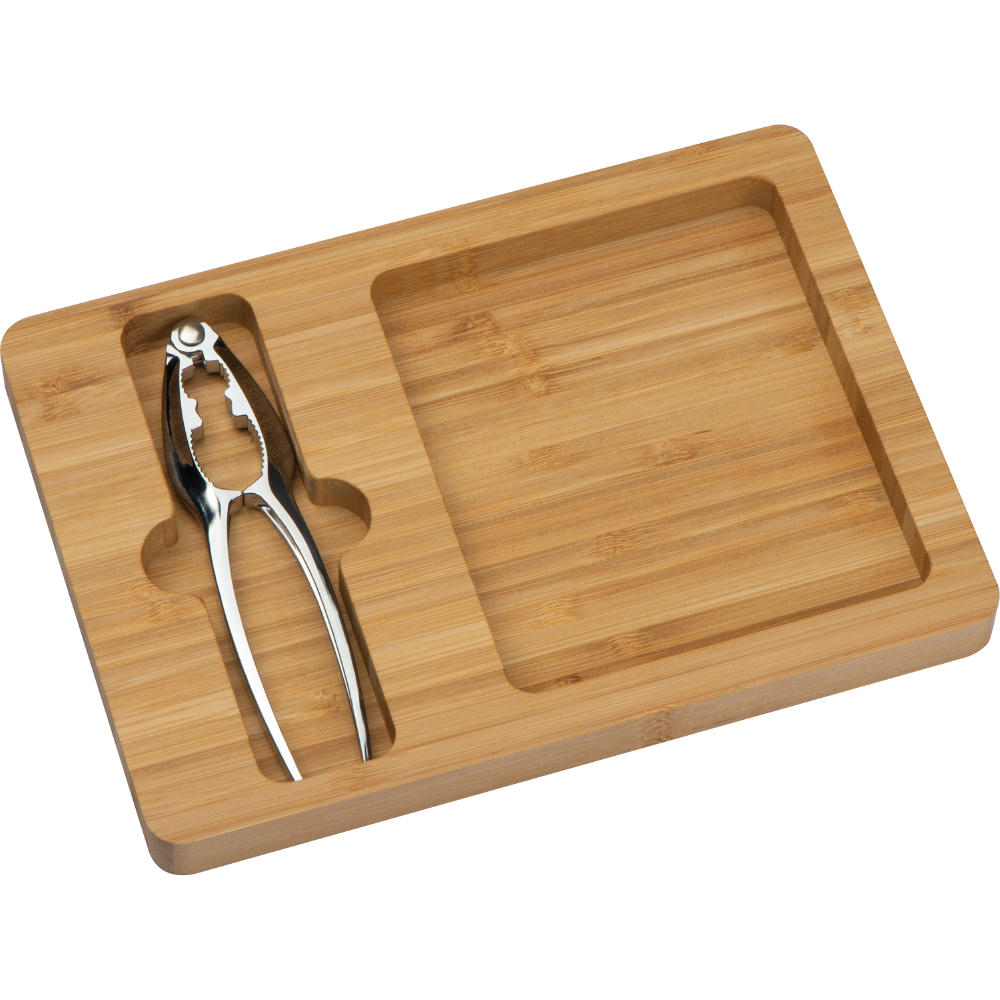 Product image Bambusschale mit Nussknacker Vienna Werbeartikel