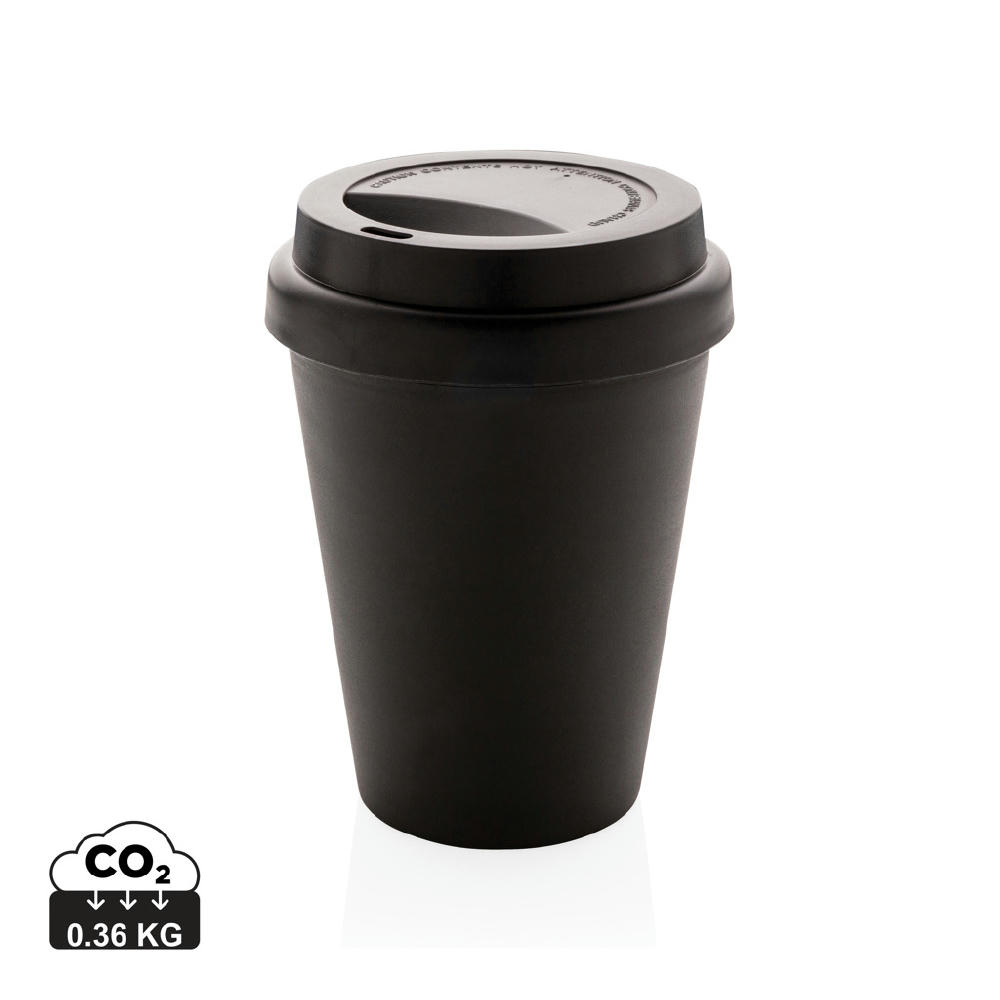 Product image Wiederverwendbarer doppelwandiger Kaffeebecher 300ml Werbeartikel