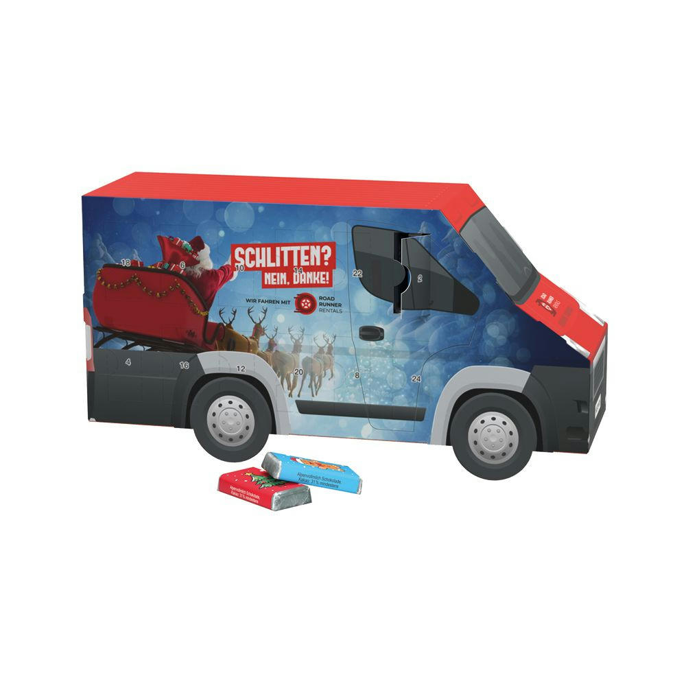 Adventskalender LKW long Werbeartikel