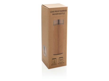 Auslaufsichere Bambus-Vakuumflasche Werbeartikel