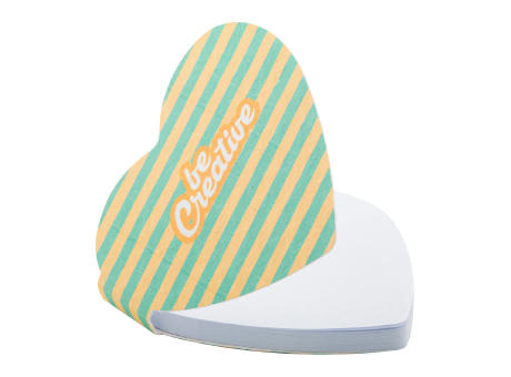 Product image Individueller Haftnotizblock CreaStick Seed Heart Werbeartikel