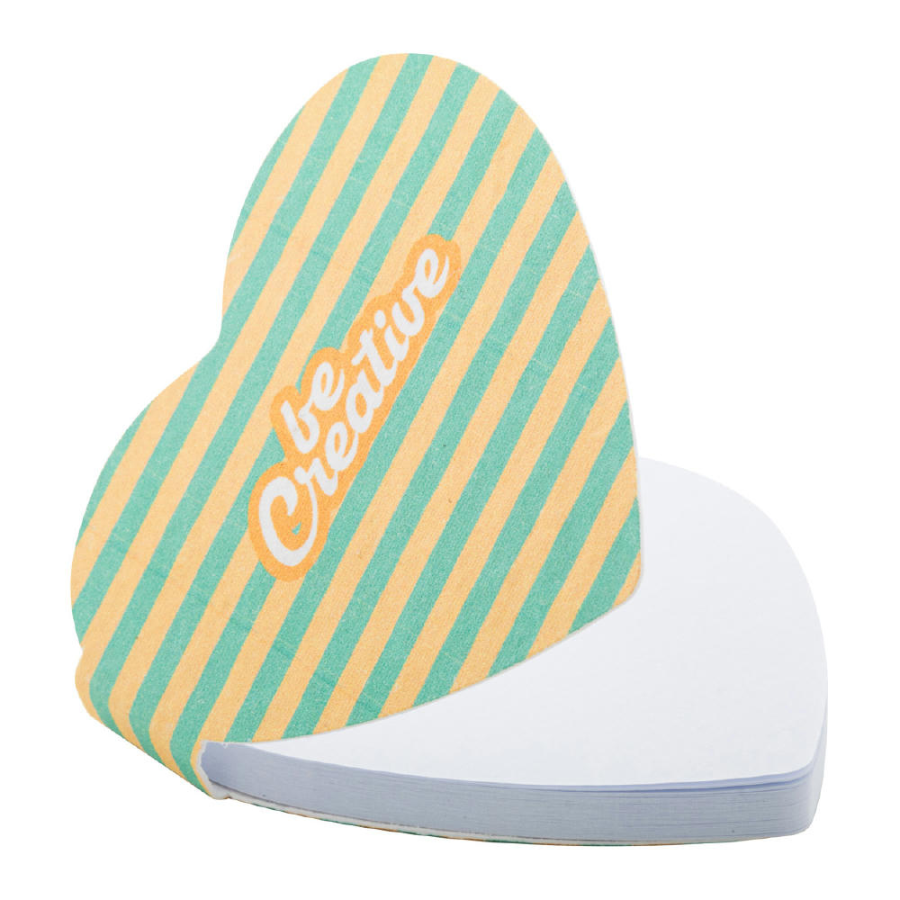 Product image Individueller Haftnotizblock CreaStick Seed Heart Werbeartikel