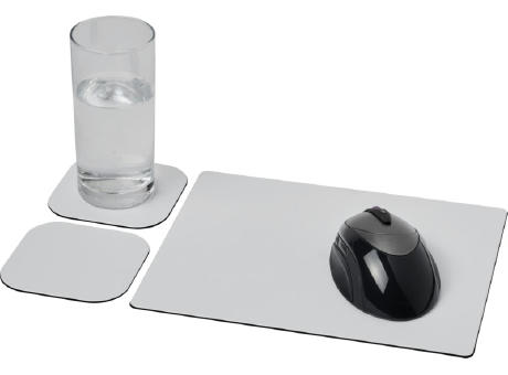 Product image Brite-Mat® Mousepad- und Untersetzer-Set 3 Werbeartikel