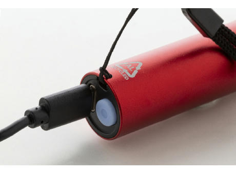 wiederaufladbare Taschenlampe aus recyceltem Aluminium Chargelight Tone Werbeartikel