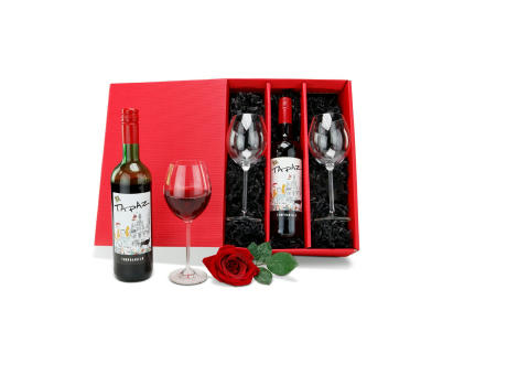 Product image Geschenkset / Präsenteset: Rotwein für Zwei Werbeartikel