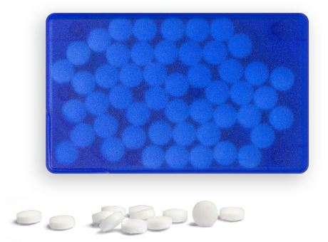 7 g - blau-transparent - ohne Druck