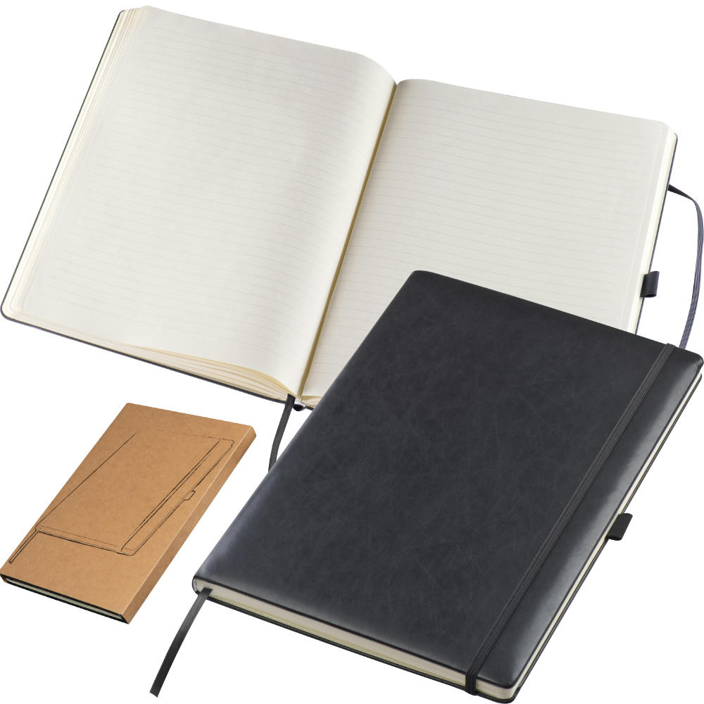 Product image A4 Notizbuch mit Kunstlederumschlag Werbeartikel