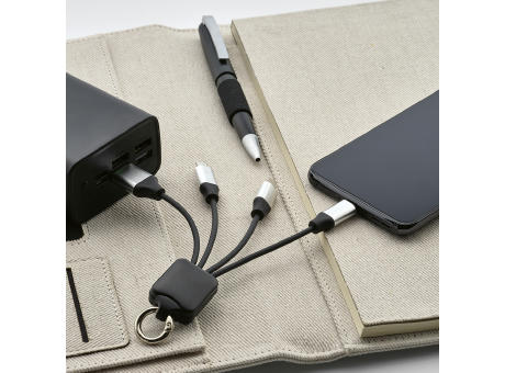 Sagan Ladekabel rPET 4 in 1 bedrucken