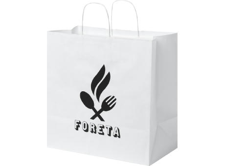 Product image Kraftpapiertasche 80-90 g/m² mit gedrehten Griffen – 34 × 20 × 35 cm Werbeartikel