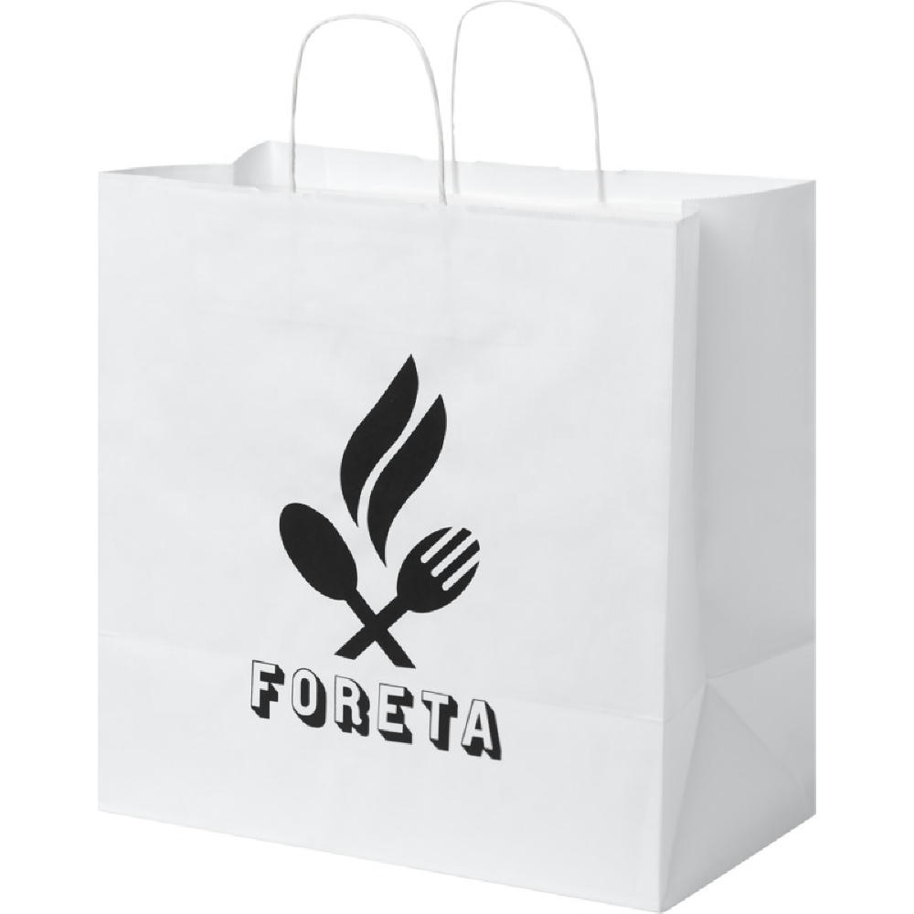Product image Kraftpapiertasche 80-90 g/m² mit gedrehten Griffen – 34 × 20 × 35 cm Werbeartikel