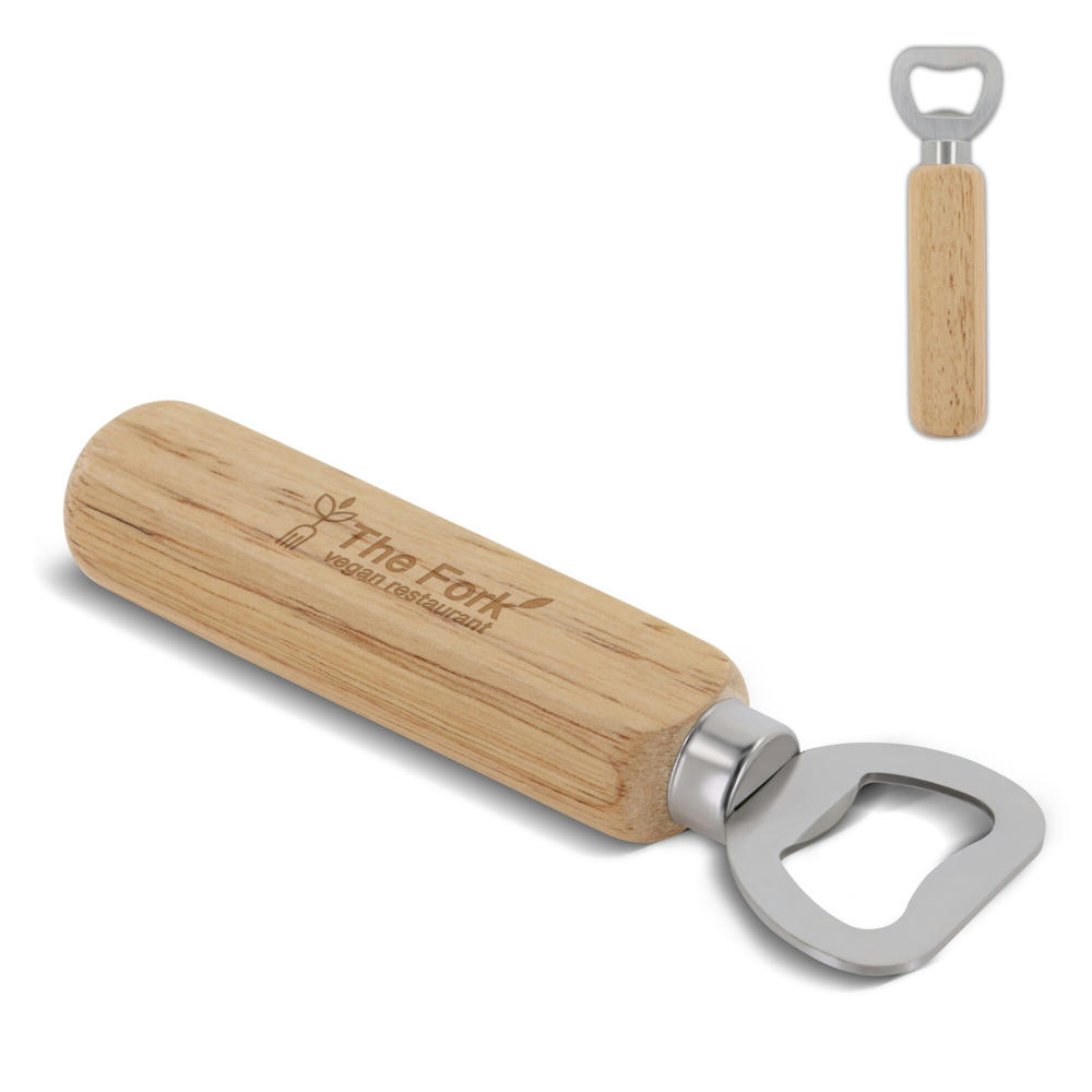 Product image Flaschenöffner mit Holzgriff Werbeartikel