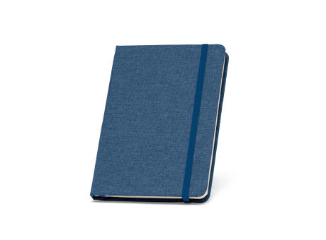 BOYD. A5 Notizbuch aus recyceltem Polyester (100% rPET) mit linierten Blättern bedrucken