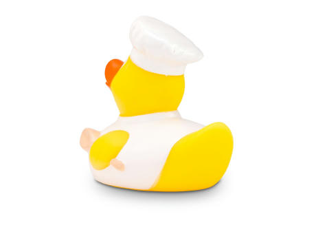 Werbeente Bruno Bratpfanne Weiß Werbeartikel