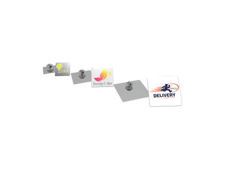 Pin Slim, Square, 35 mm Werbeartikel