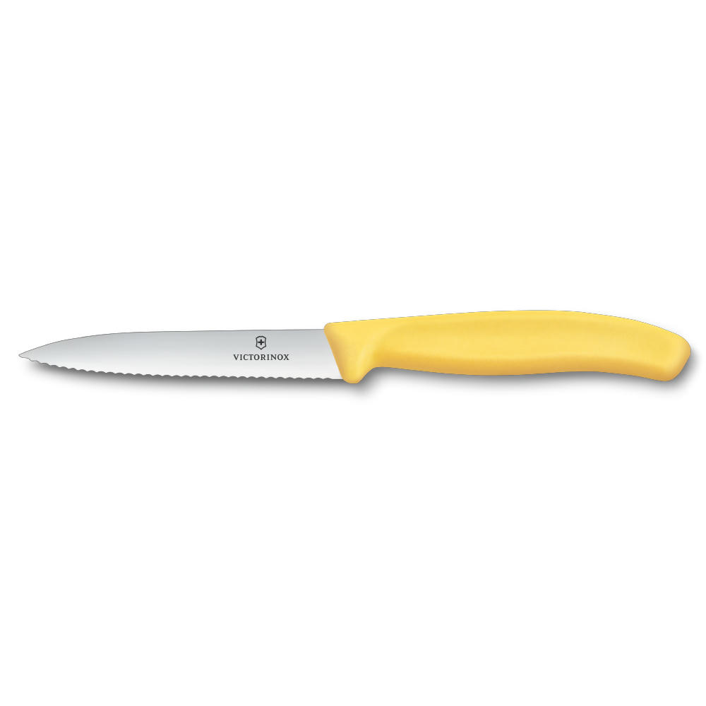Victorinox - Gemüsemesser 10 cm mit Wellenschliff Werbeartikel