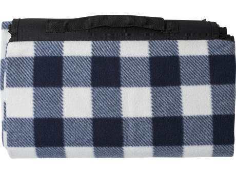 rPET faltbare Polarfleece-Decke Vesper Werbeartikel