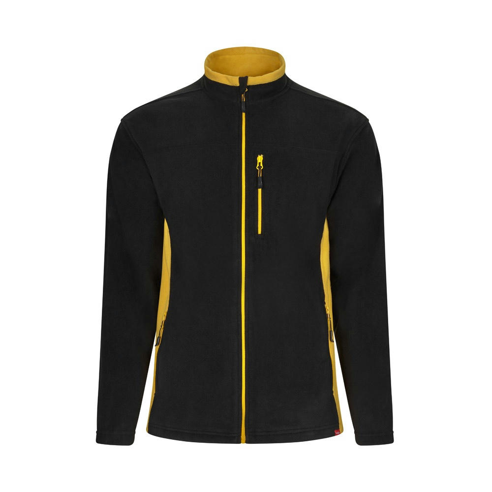 VL GERAS. Zweifarbige Fleecejacke (220g/m²) aus Polyester (100%) Werbeartikel