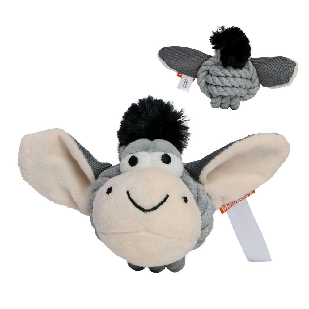 Product image Hundespielzeug Knotentier Esel Werbeartikel