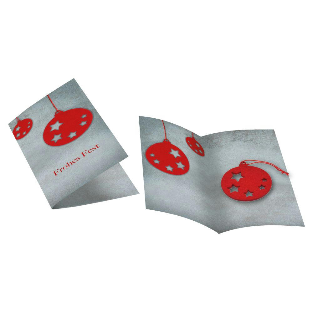 Product image Weihnachtskarte Weihnachtskugel Werbeartikel