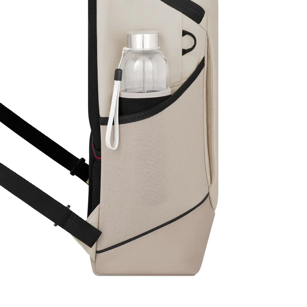 Victorinox Altmont Modern Commuter Backpack Weiß, elastische Flaschentasche an der Seite – Alltagsbegleiter mit Logo
