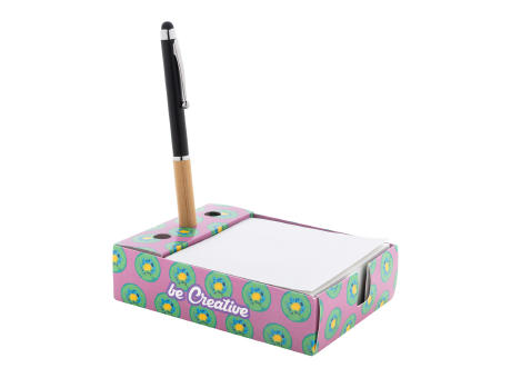 Zettelspender mit Stiftehalter Nolty bedrucken