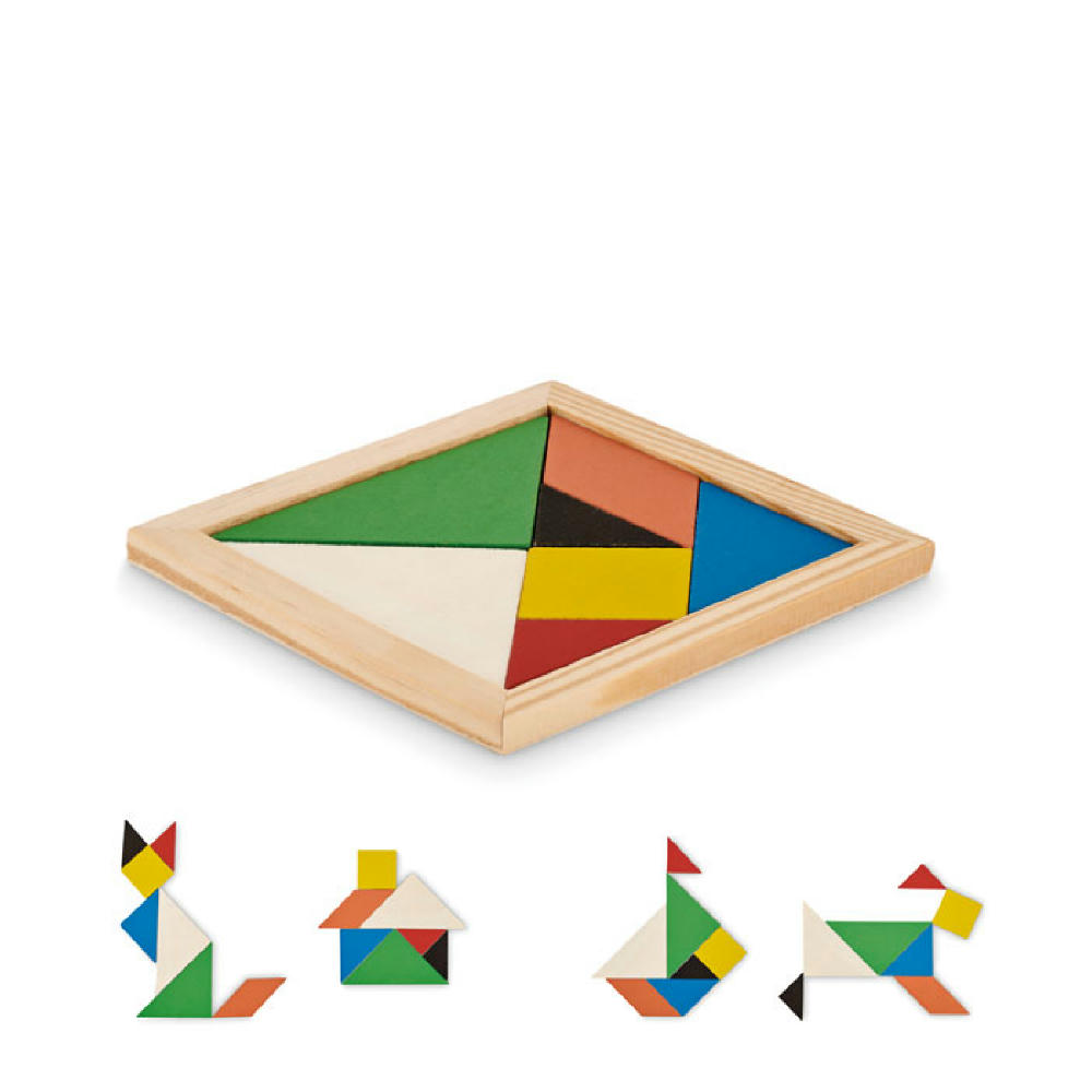 Product image Tangram-Puzzle Holz Werbeartikel