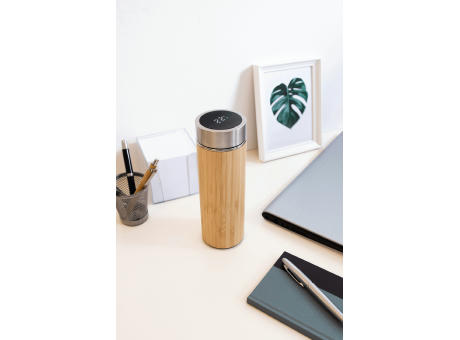 BAMBOO TEMP - Isolierflasche Werbeartikel