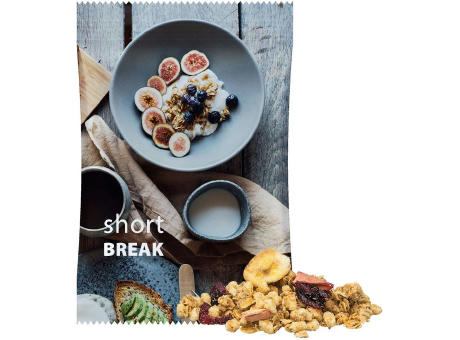 Müsli Knusper Früchte, ca. 60g, Maxi-Tüte Werbeartikel