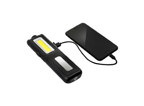 Multifunktions-Taschenlampe mit Powerbank-Funktion REEVES-DELFT Werbeartikel