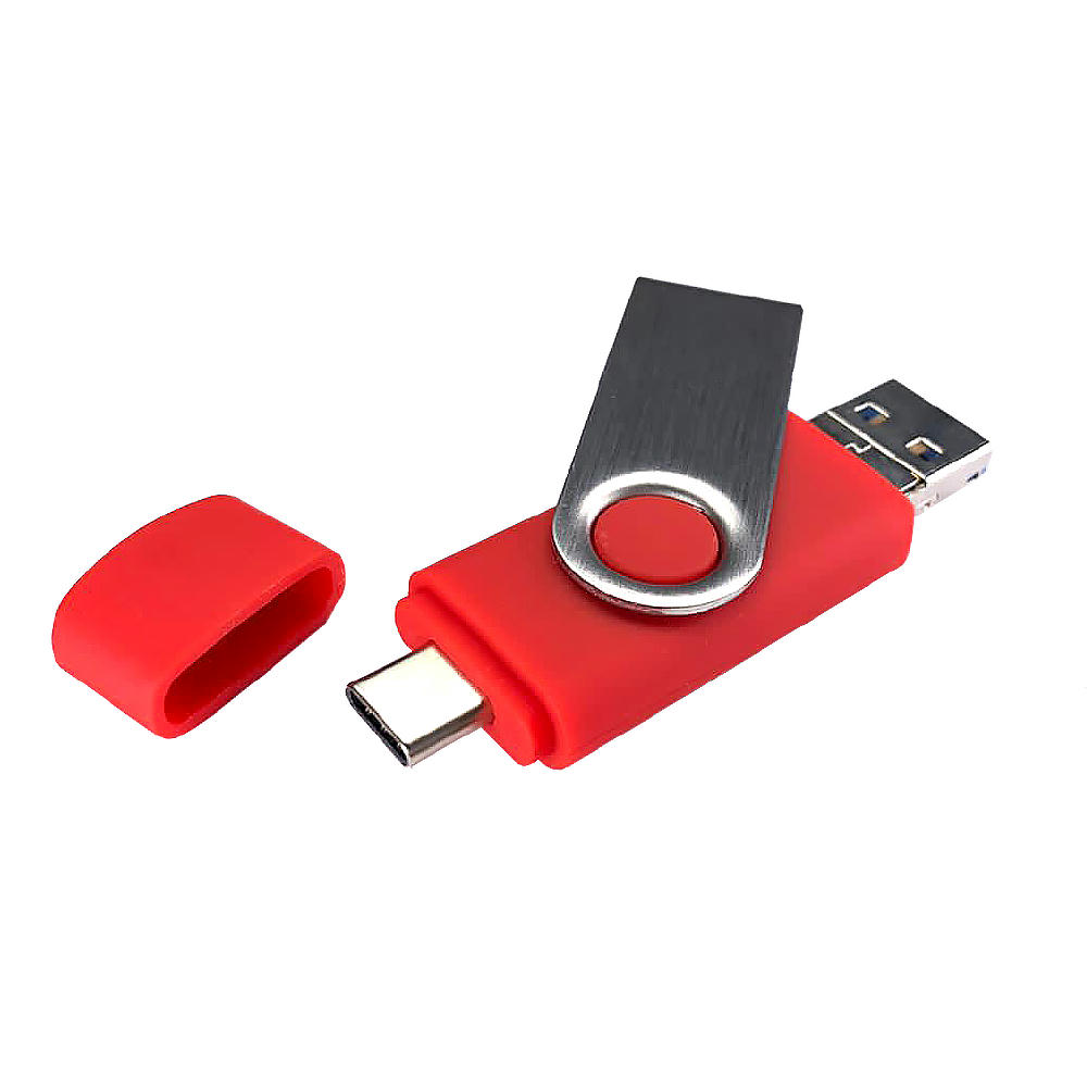 USB-Stick OTG C05 4 in 1 USB 3.0 Flash Disk   8 GB Blau Werbeartikel