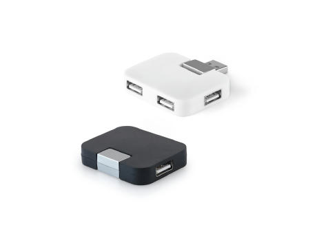 JANNES. HUB mit 4 USB-A-Anschlüssen aus ABS bedrucken