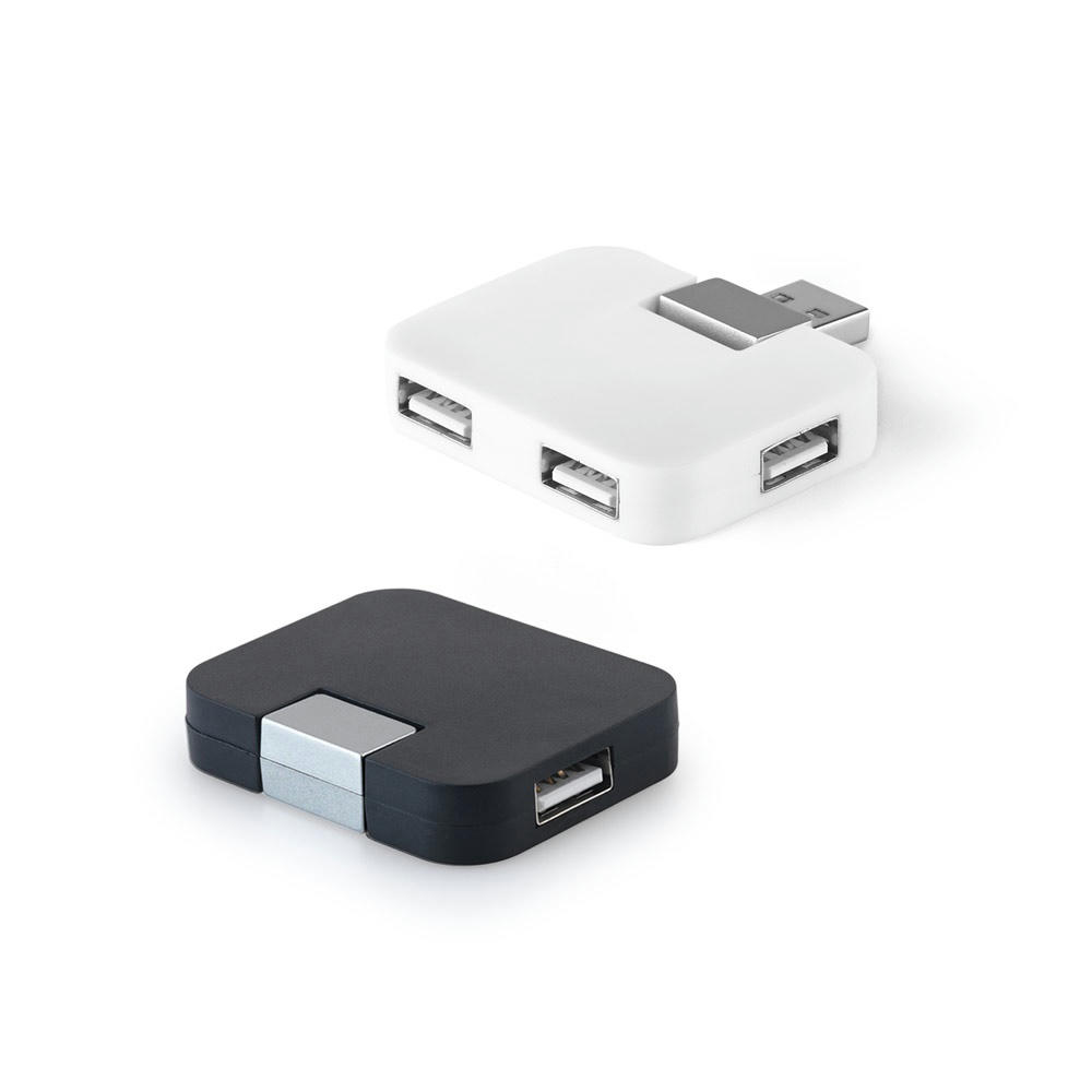 Product image JANNES. HUB mit 4 USB-A-Anschlüssen aus ABS Werbeartikel
