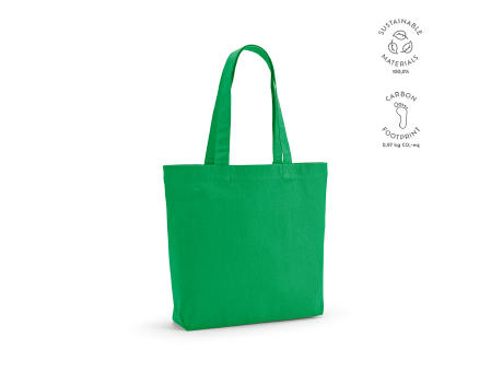 Product image Blanc Einkaufstasche recy.Baumwolle (220 g/m²). Mit Henkeln und Bodenfalte bedrucken