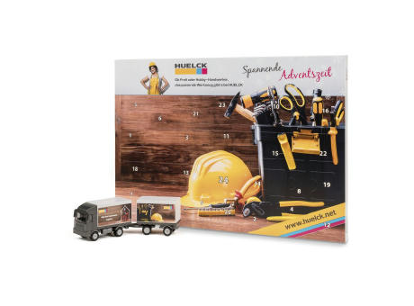 Product image Adventskalender "Sattelschlepper", Standardmotiv Werbeartikel
