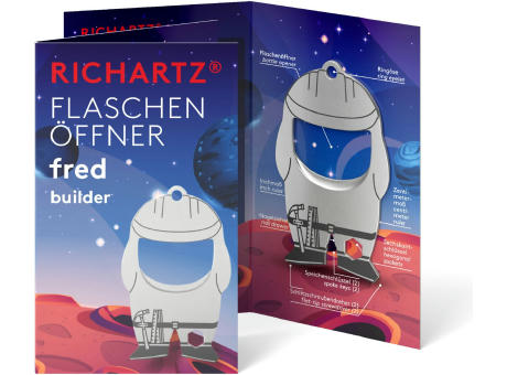 RICHARTZ® FLASCHENÖFFNER fred builder bedrucken
