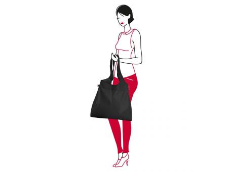 mini maxi shopper L black Werbeartikel