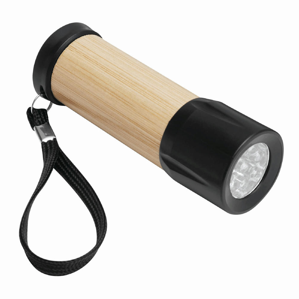 Product image BAMBOO SHINE - LED Taschenlampe Werbeartikel