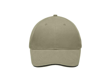 Product image Light Brushed Sandwich Cap - Hochwertige, leichte und weiche 6 Panel Cap Werbeartikel