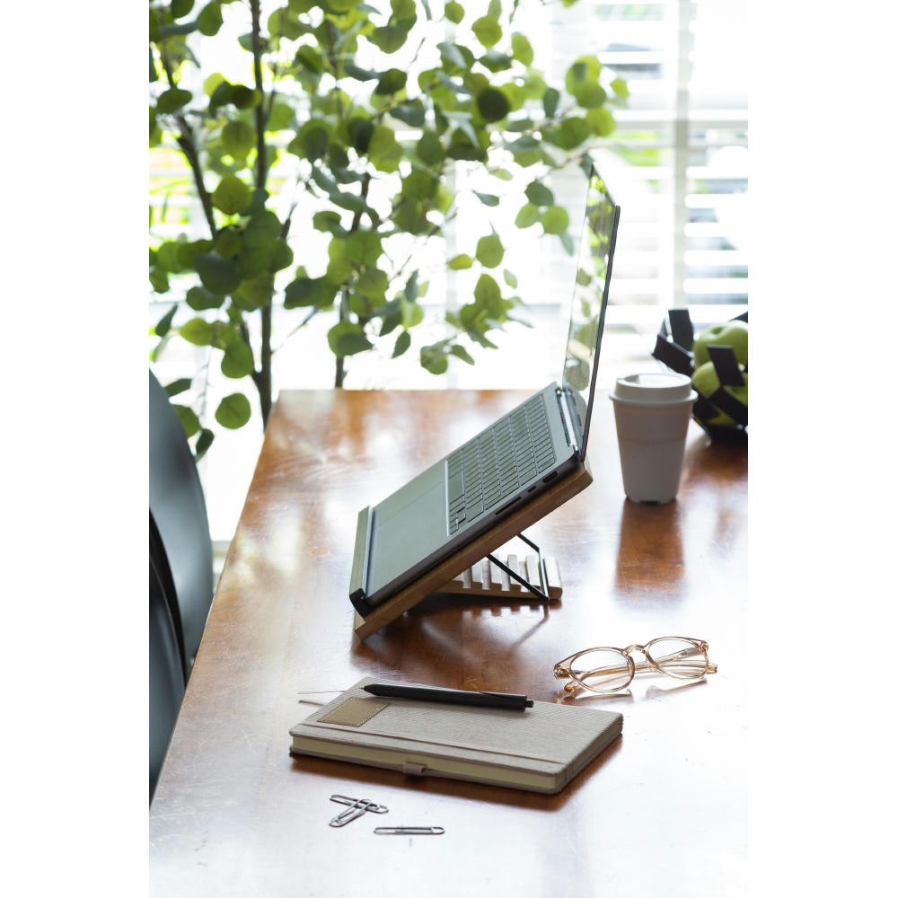 Java Bamboo Laptopständer Werbeartikel