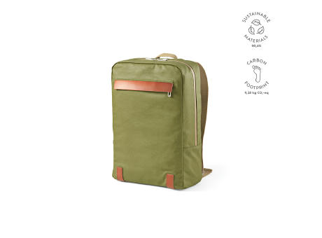 Product image Vienna 23L Rucksak,recy.Baumwolle 340gsm und rPU. Laptops bis 17" bedrucken