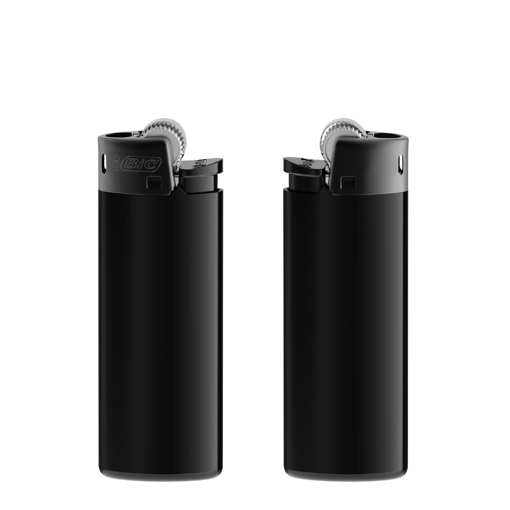 BIC® J25 All Black Feuerzeug Werbeartikel