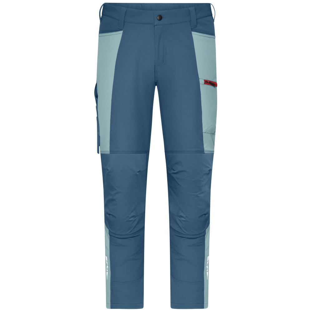 Product image Workwear Pants (All-Season) 4-Way Stretch - Moderne Arbeitshose in schmaler Schnittführung mit farblich abgesetzten Details Werbeartikel