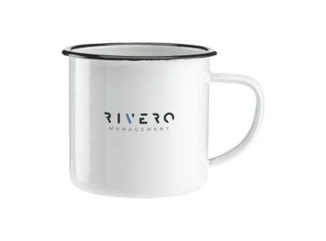 Product image Retro Emaille Tasse 350 ml Werbeartikel