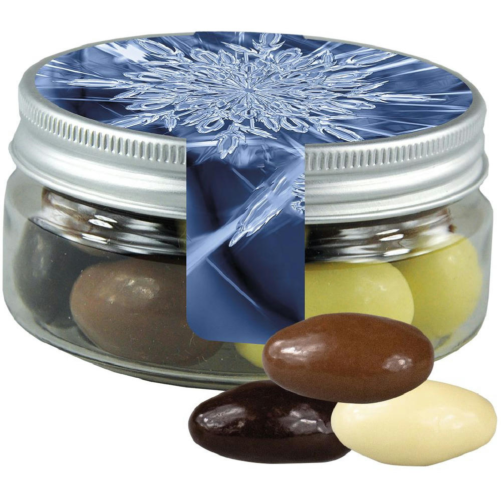 Product image Mandel-Schoko-Trio, ca. 80g, Sweet Dose Mini Werbeartikel